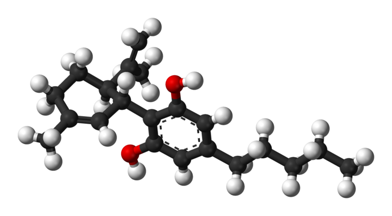 Cannabidiol molecule